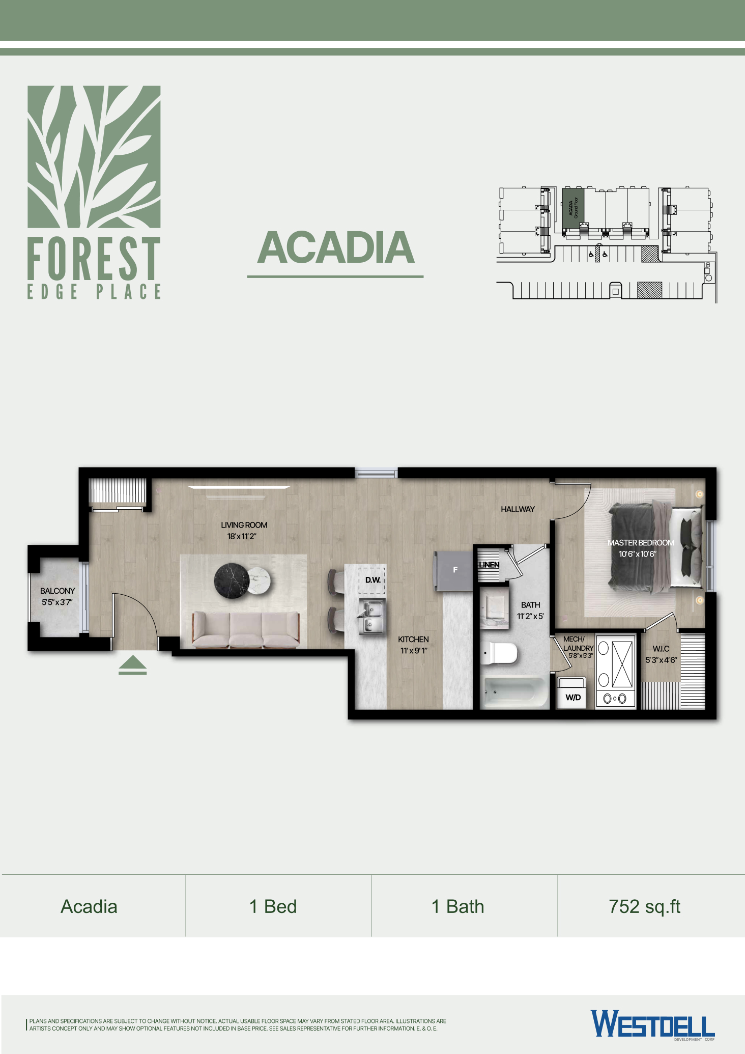 Acadia Floorplan